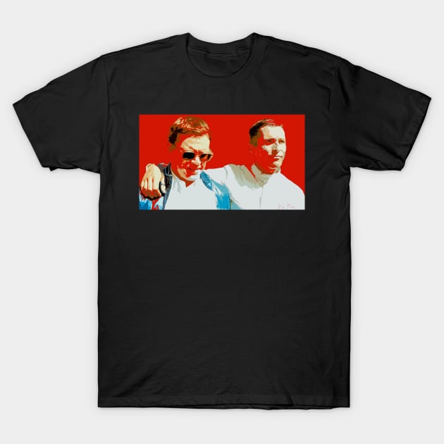 matt damon - christian bale T-Shirt by oryan80